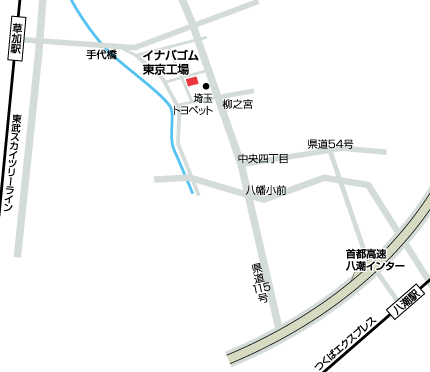 東京工場 MAP